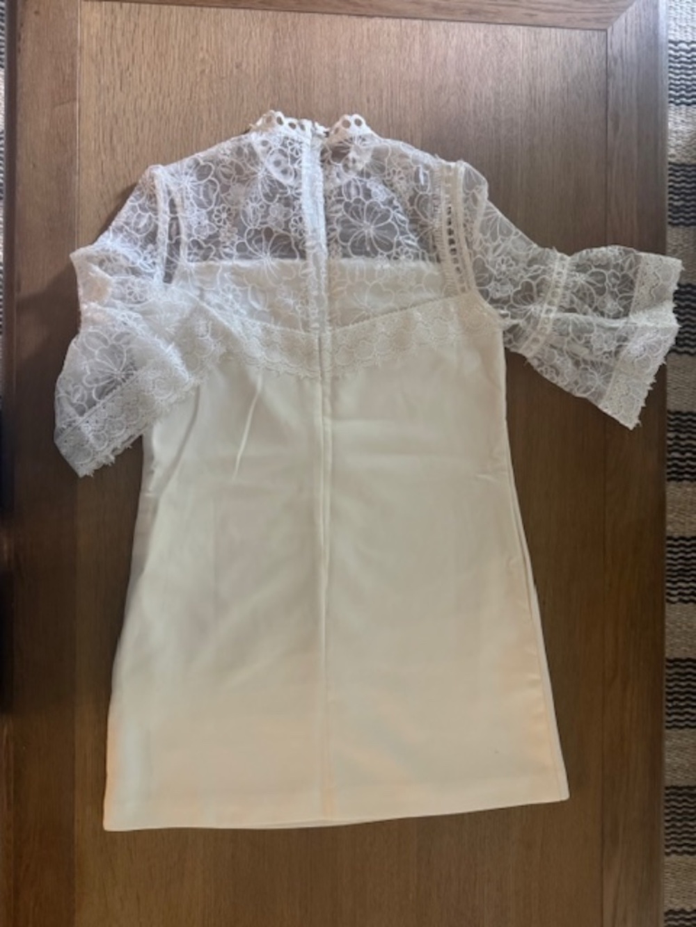 Catherine Malandrino white lace Amelia dress - S